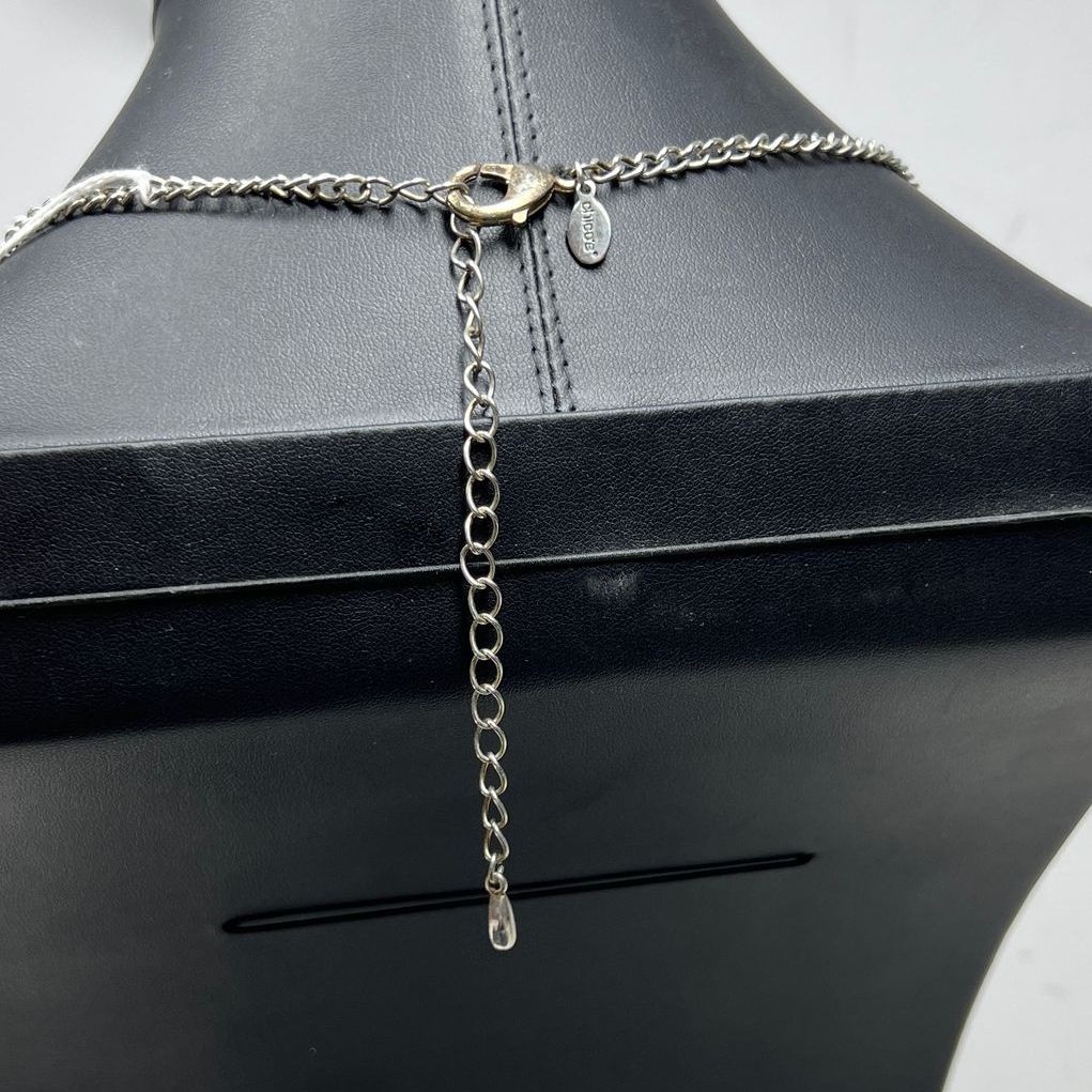 Chico's Mandala Beaded Tassel Pendant Necklace