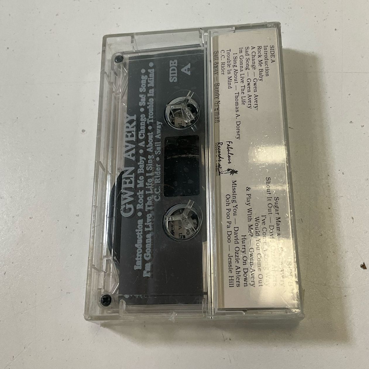 Gwen Avery Live At Ima Sealed Cassette Tape Fabulous Records Singer-Songwriter