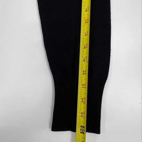 Pendleton Women's Cardigan Black Silk Cashmere Velvet Bow Sz L