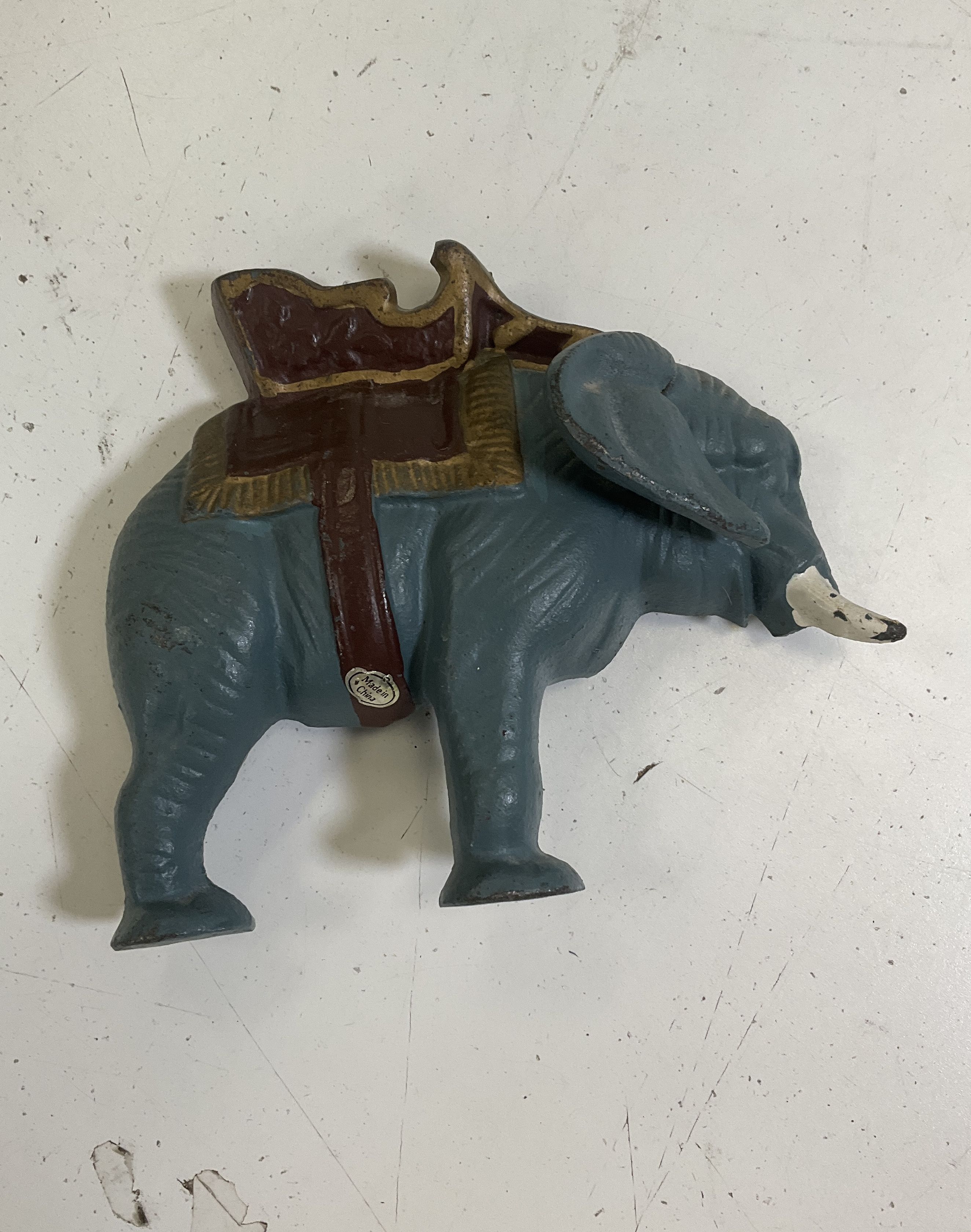 Reproduction Cast Iron Mechanical Elephant Bank Project Parts Lot