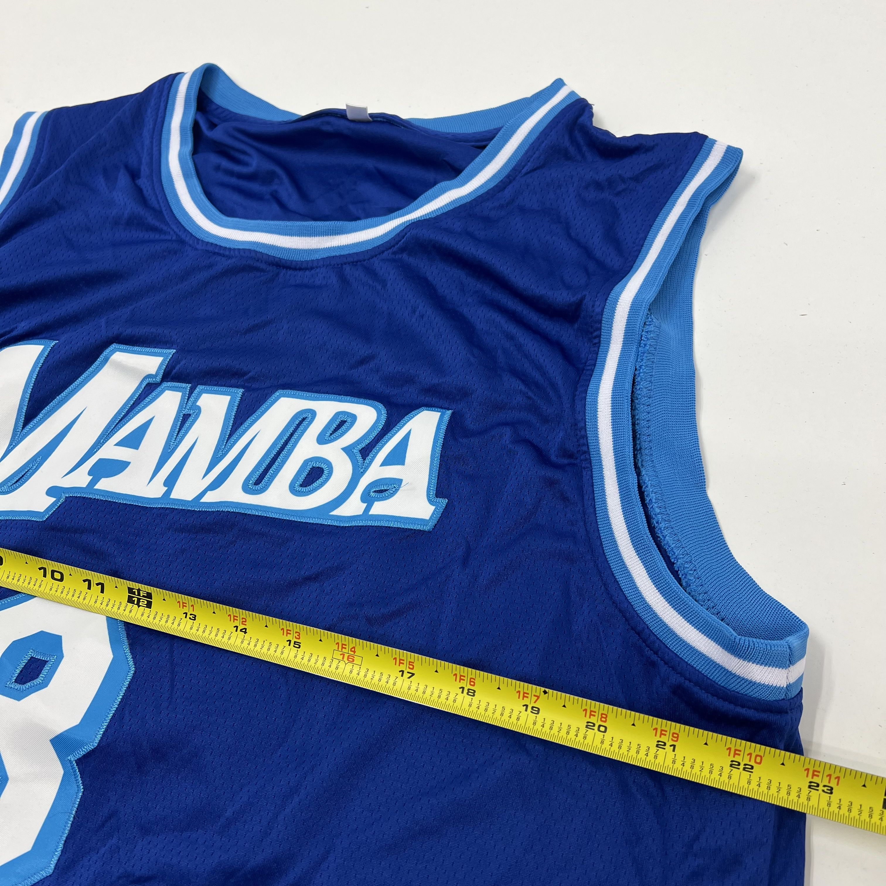 Kobe Bryant Mamba #8 Front #24 Back Tribute Stitched Basketball Jersey Sz XXXL