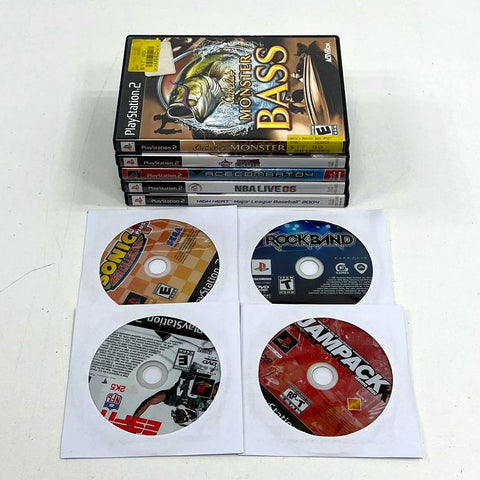 Ace Combat 04 Sonic Mega Collection Plus PlayStation 2 PS2 9 Game Lot
