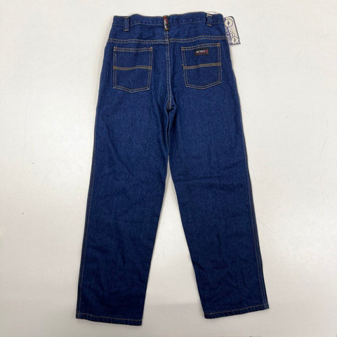 Net Boy Boys Vintage Y2K Wide Leg Dark Wash Denim Jeans Sz 12 NWT