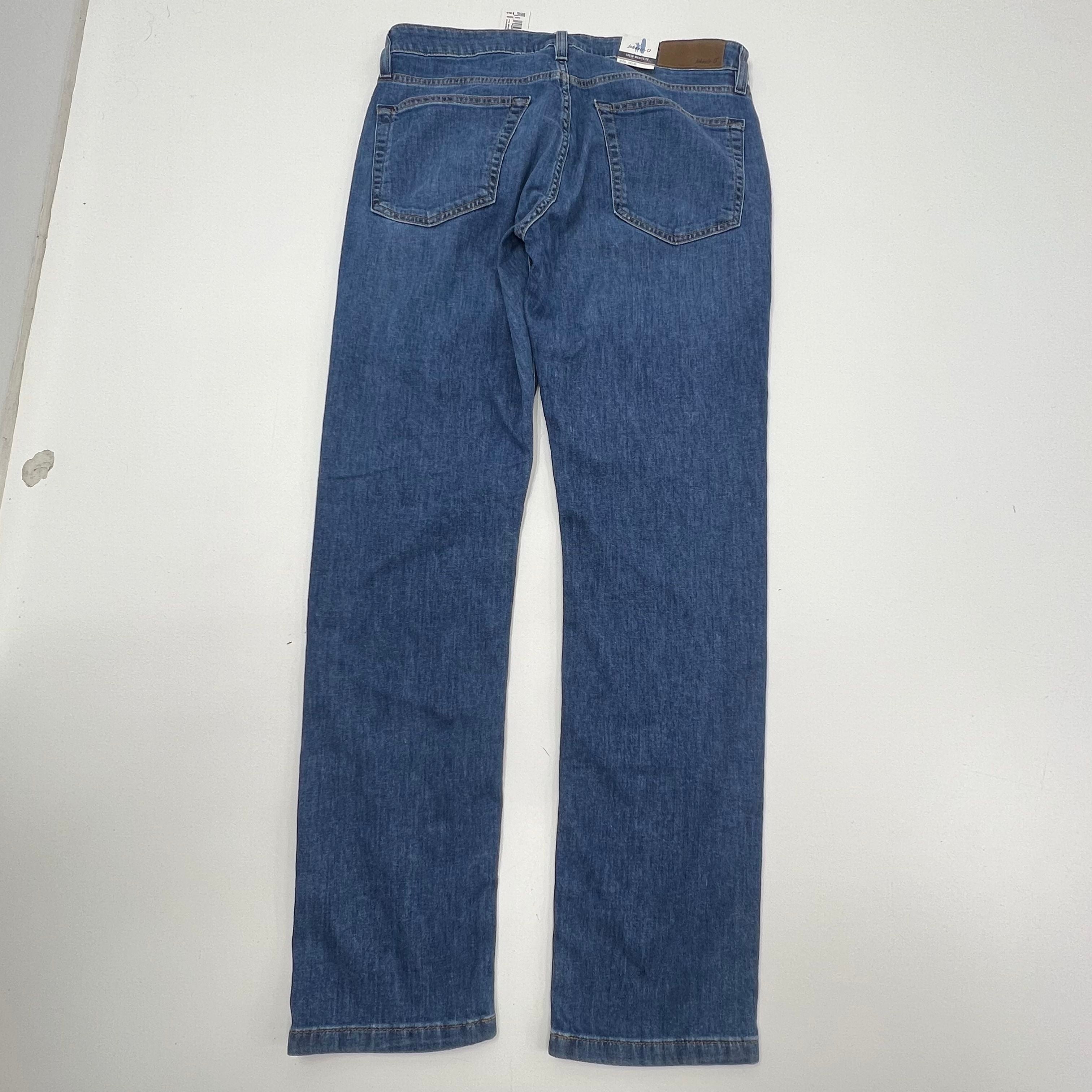NWT Johnnie-O UNO Blue Jeans Straight Men's Size 32x30 $178