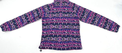 Columbia Women's Benton Springs Printed Full Zip Fleece Jacket Aztec Print Sz M