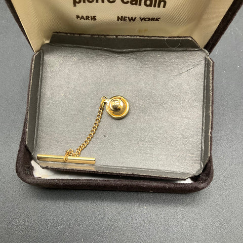 Pierre Cardin Swank Vintage Men's Jewelry Lot Onyx Tigereye Cufflinks Tie Clips