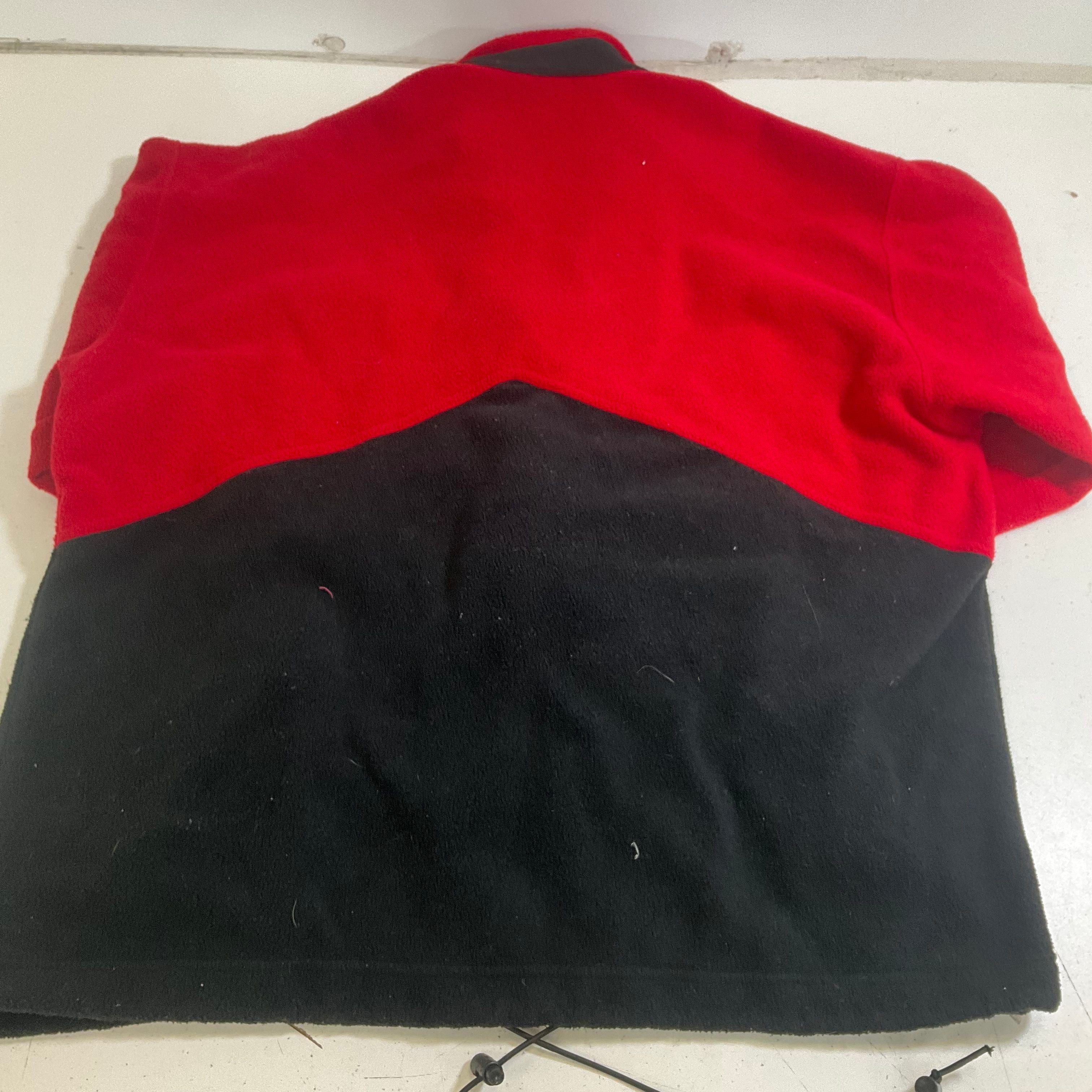 Marlboro Unlimited Men's Red Black Vintage Fleece Jacket Outerwear Size XXL