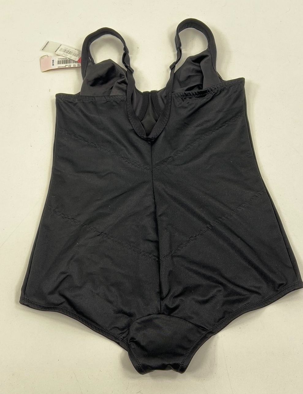 NWT Women's Cabernet Black Shape Wear Body Suit Underwire Cups - Size 38B