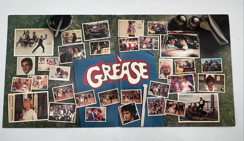 Grease Original Movie Soundtrack Double LP RSO RS-2-4002 1978 Gatefold