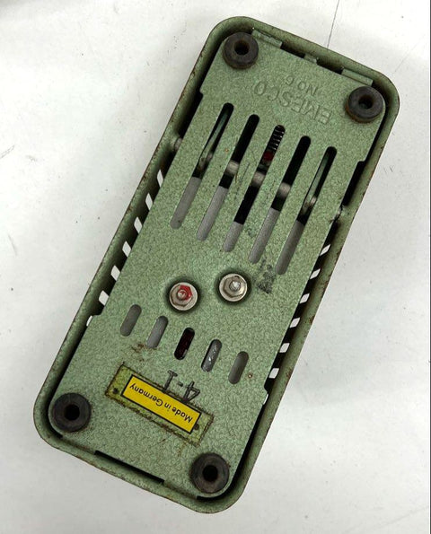 Vintage EMESCO No. 6 Foot Pedal Control Sewing Machine Green Made in Germany