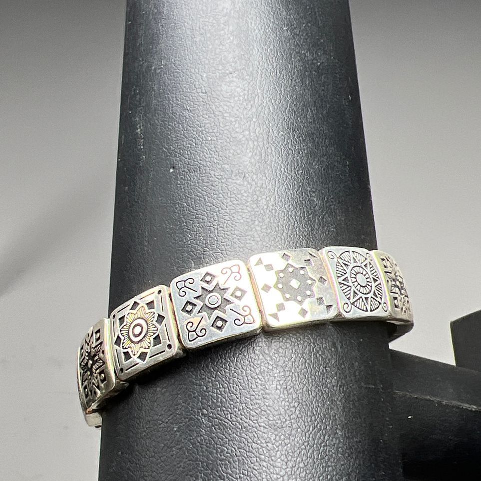 Brighton Mosaic Square Panel Bead Stretch Bracelet