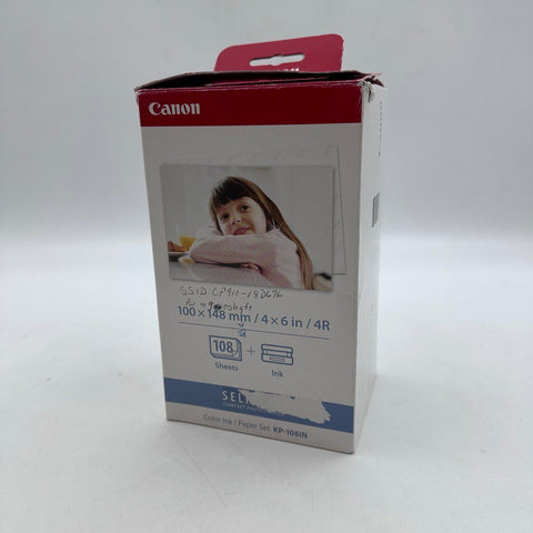 Canon Selphy CP910 Compact Photo Printer WiFi Ink Paper Turns On Not Tested