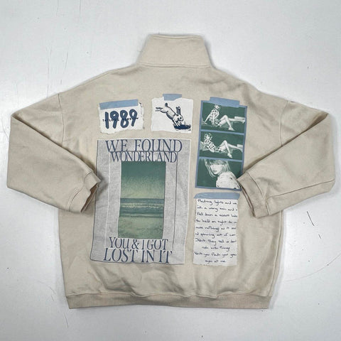 Taylor Swift Women's 1989 Taylor's Version Wonderland Quarter Zip Pullover XS
