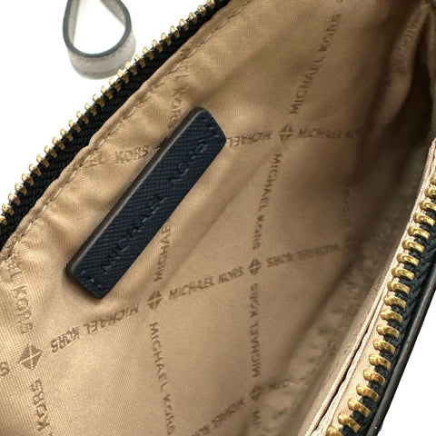 Michael Kors Wristlet Pouch Purse Black Signature Canvas Lot of 2