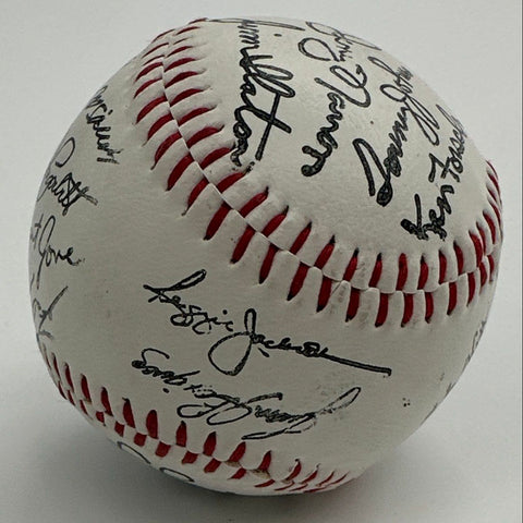 MLB Baseball Signed California Angels 1985 Team Autographed 25th Anniversary