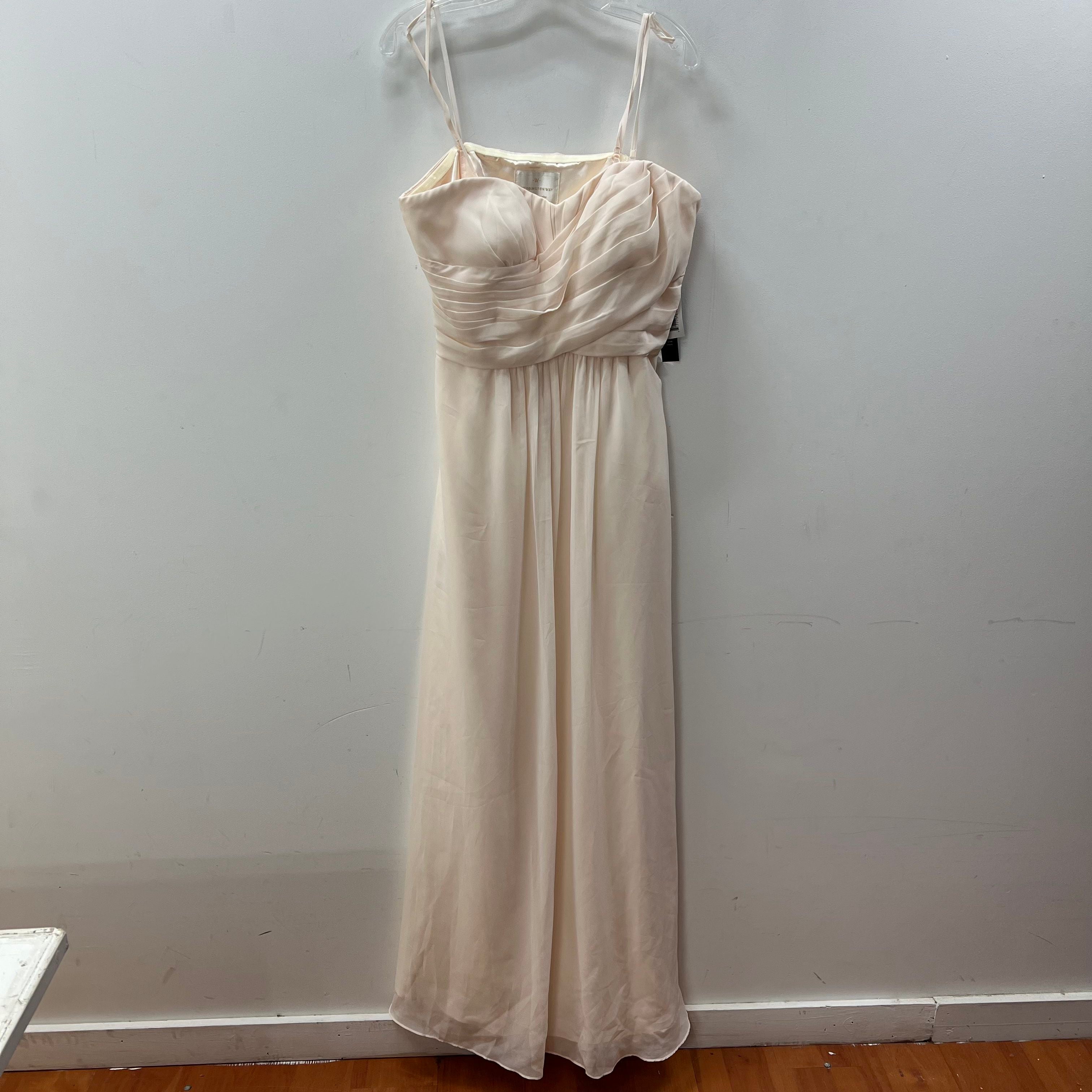 Weddington Way Charlotte Chiffon Maxi Bridesmaid Dress Womens Size 14 NWT