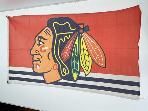 Chicago Bulls Cubs White Sox Blackhawks 4 Sports Flag Lot NBA MLB NHL Soccer