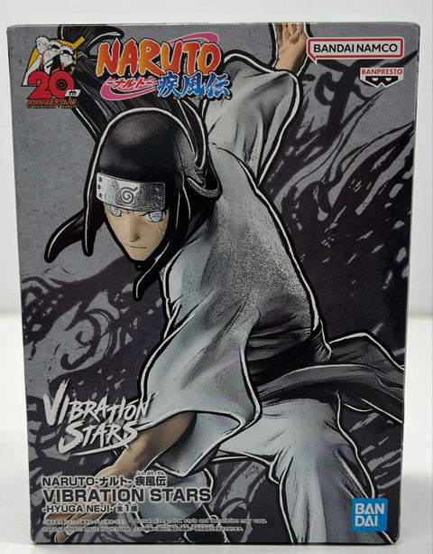 Bandai Naruto Shippuden Vibration Stars Hyuga Neji Figure 2023 Sealed NIB
