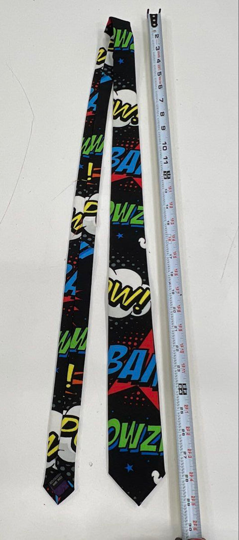 Oppo Suits Men's 3-Piece Suit Set Comic Book Pop Art POW BAM Multicolor US 42