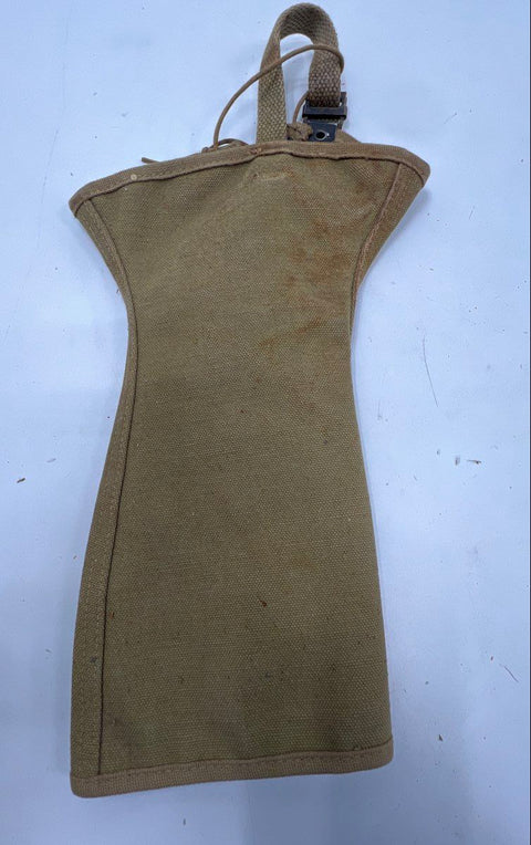 Vintage WWII US Army M1938 Canvas Leggings Gaiters Jeffersonville QM Sz 2R