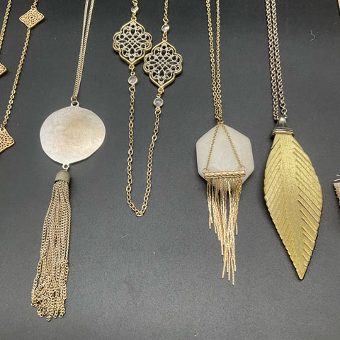 White House Black Market Silpada Chico's Banana Republic Necklace Lot of 11
