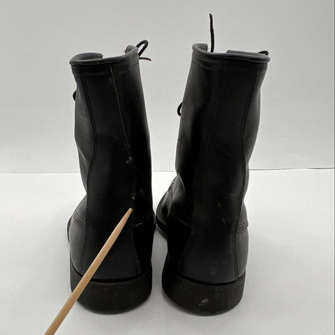 Vintage 1992 Wolverine US Military Issue Black Leather Combat Boots Size 12W