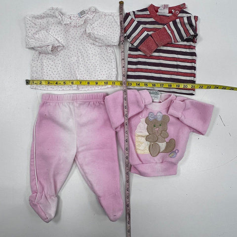 Vintage 70s 80s Carters Baby Clothes Lot Sleepers Shirts Made USA 0-6M 7pc