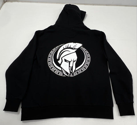 H4X Nickmercs MFAM Men's Black Spartan Logo Pullover Hoodie NWT Sz L