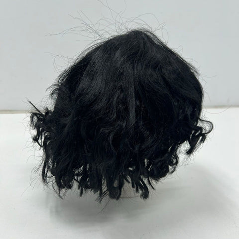 Totally Ghoul Black Wavy Wig CUT SHORT Bob Style Costume Halloween One Size