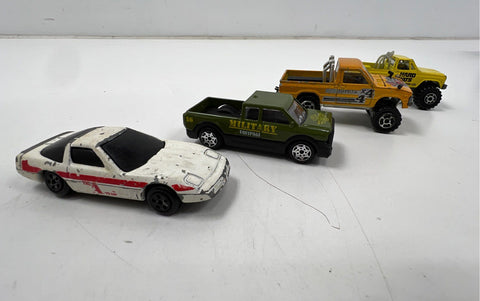 Hot Wheels Diecast Car Lot Mixed Brands 45 Vehicles Vintage Modern With Case