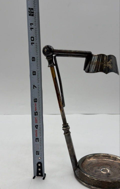 Walker Hall Acme Silver Plate Bottle Holder Adjustable Wine Stand Vintage