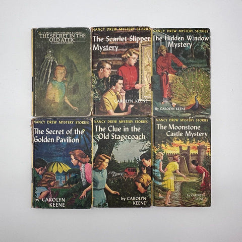 Nancy Drew Mystery Stories Lot 11 Books Grosset & Dunlap Vintage Hardcovers