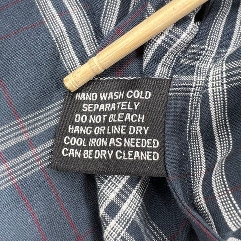 Walter Baker NWT Dorothy Dark Grey Plaid One Shoulder Ruffle Top Women's S