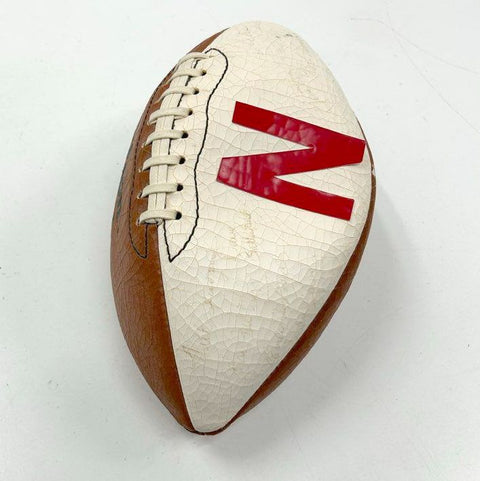 Vintage Wilson Nebraska Huskers NCAA College Football Signed Made in USA
