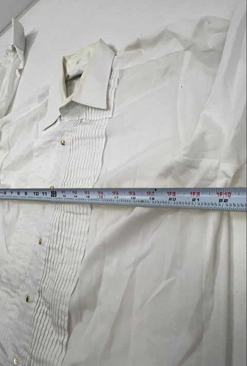 Vintage US Navy Men's Dinner Dress White Mess Jacket Shirt Master Chief YN Sz 36