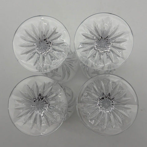 Marquis Waterford Brookside Water Goblets Set 4 Clear Crystal 8.5 Inch