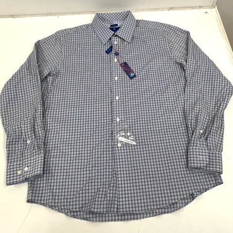Egara Men's Lot of 2 Plaid Non-Iron Button Up Dress Shirts Size XL NWT