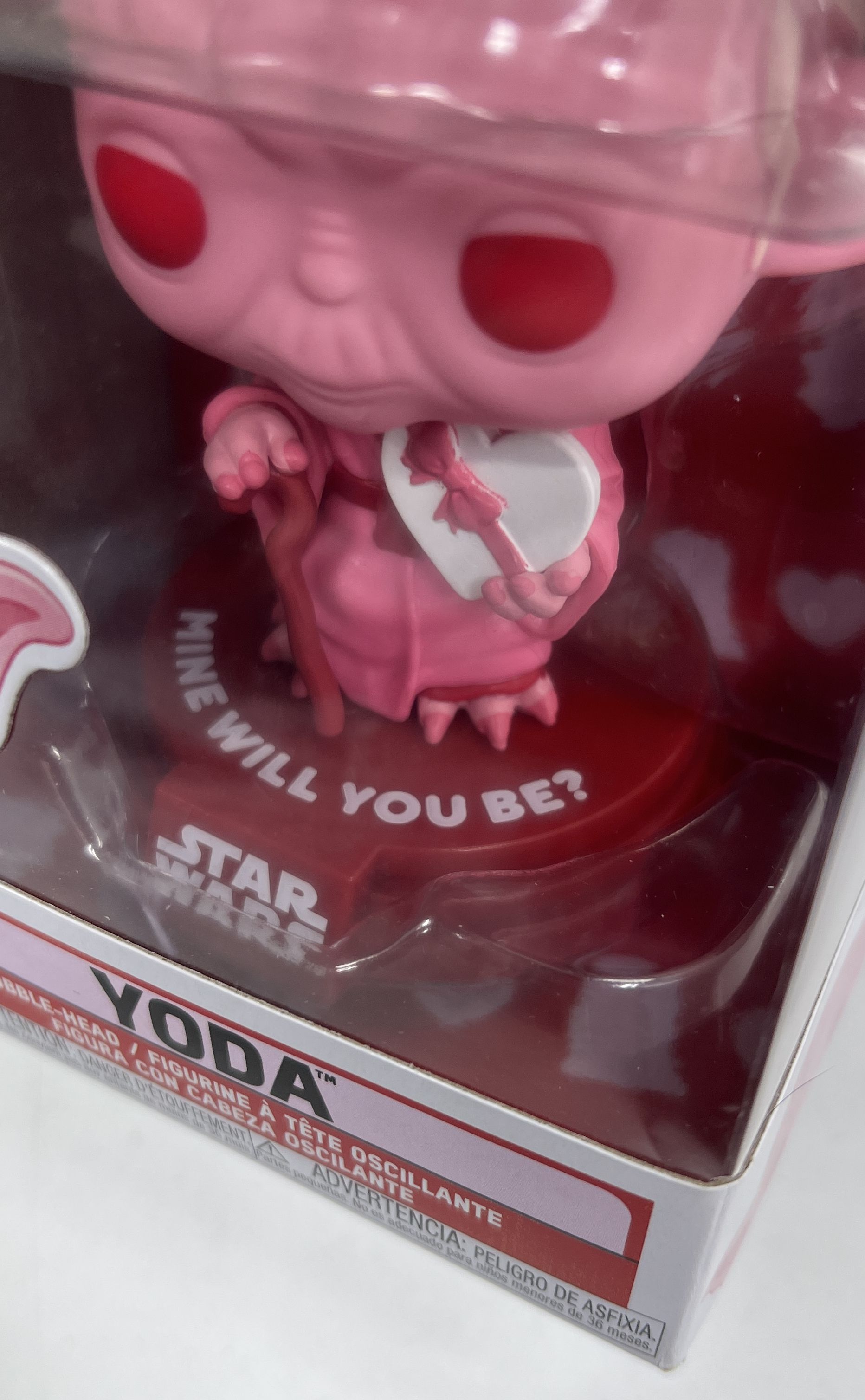 Funko Pop Star Wars Valentines Lot 2 Darth Vader #417 Yoda #421 Damaged Box