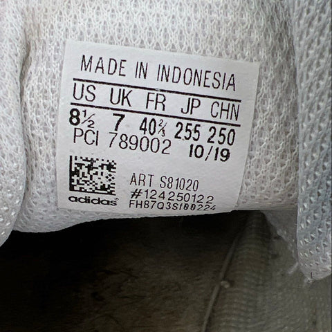 Adidas Stan Smith S81020 White Navy Leather Low Top Sneakers Size 8.5