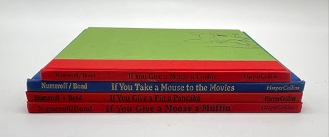 If You Give a Mouse a Cookie 4 Book Set HarperCollins Numeroff Hardcover