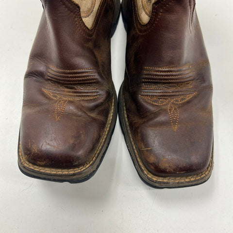 Durango Lady Rebel DRD0332 Western Cowboy Boots Brown Taupe Leather Size 8M