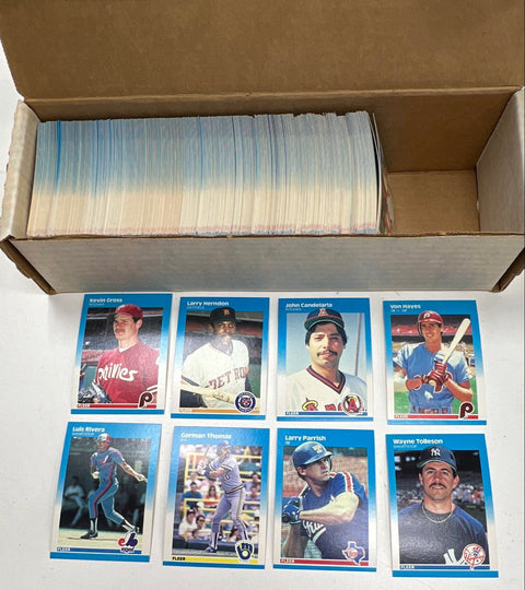 Sports Card Lot 1987-1991 Leaf Fleer Classic Draft Picks 3 Boxes See Photos
