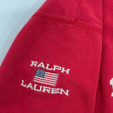 Vintage 90s Polo Jeans Co Ralph Lauren Spell Out Logo Sweatshirt Sz 3XL