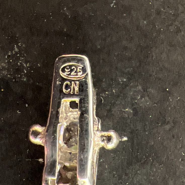 Sterling Silver Square Tennis Bracelet 10.48g