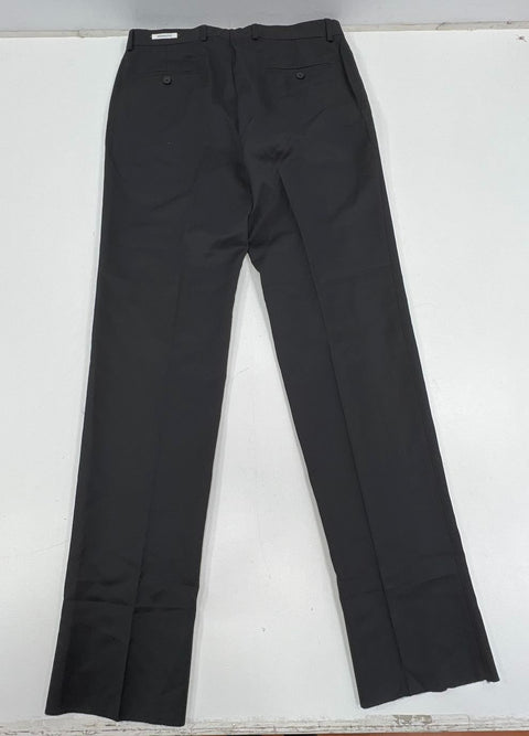 NWT Lot of 2 Pronto Uomo Platinum Black 100% Wool Dress Pants Men's Size 34