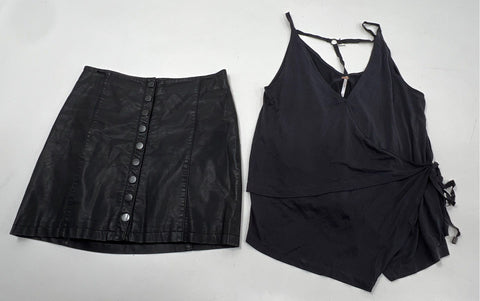 Mixed Brands Women's Clothing Lot Sz S Free People C&C California Tops Skirt