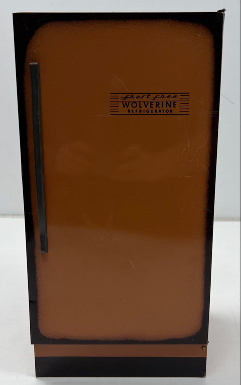 Vintage Wolverine Frost Free Toy Refrigerator Tin Litho Metal Kitchen 13 Inch