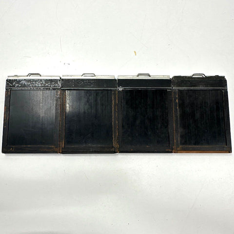 Vintage Agfa Ansco & Folmer Graflex 4x5 Sheet Film Holders Lot of 4