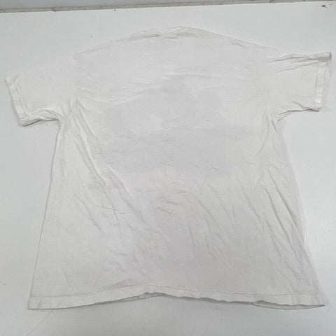 Vintage 90s Kee Kat Paw Island Cartoon Cat T-Shirt Hanes Beefy-T USA Sz XL
