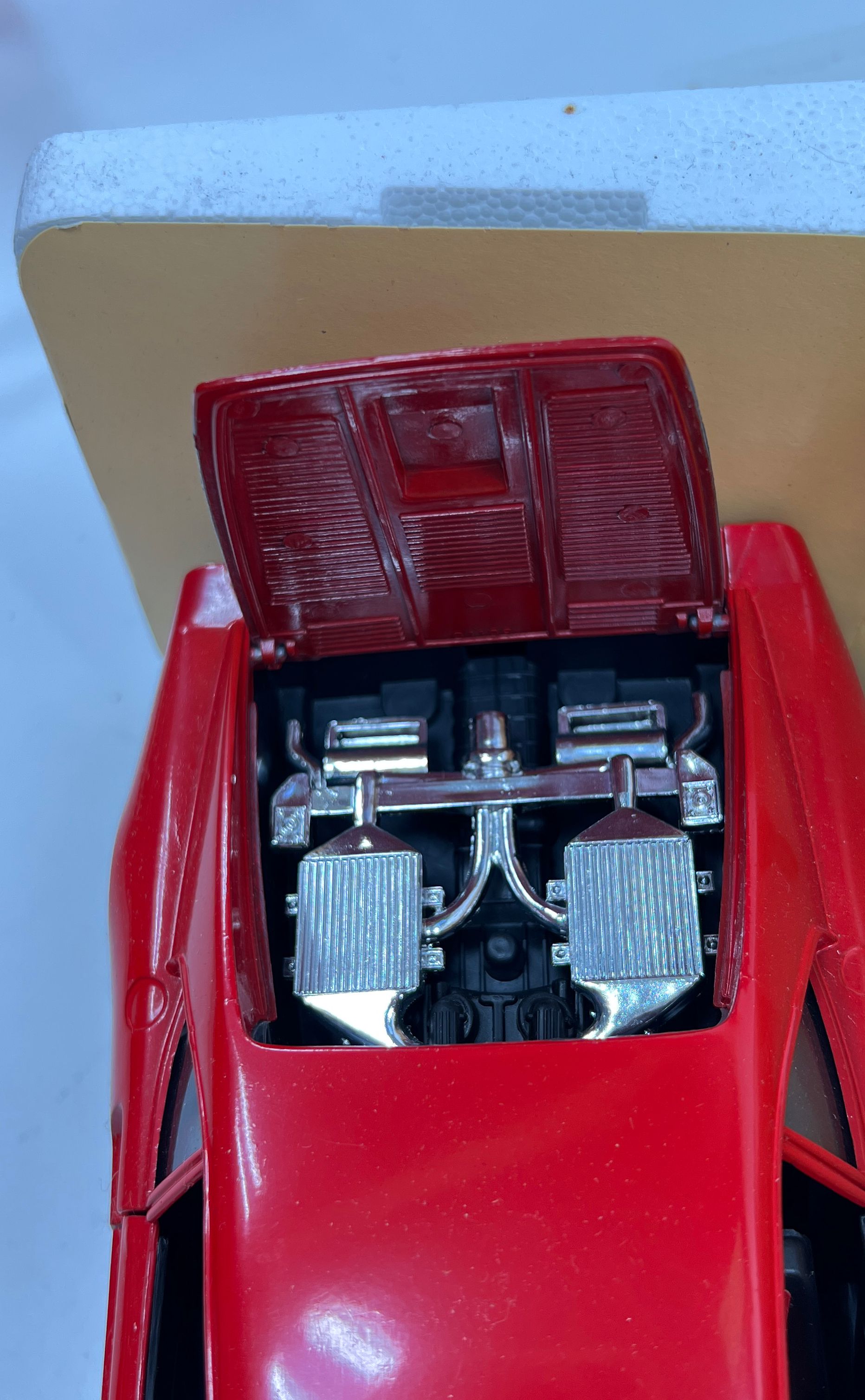 IOB Tonka Polistil Red Ferrari GTO 1:16 TG Die Cast Sports Car